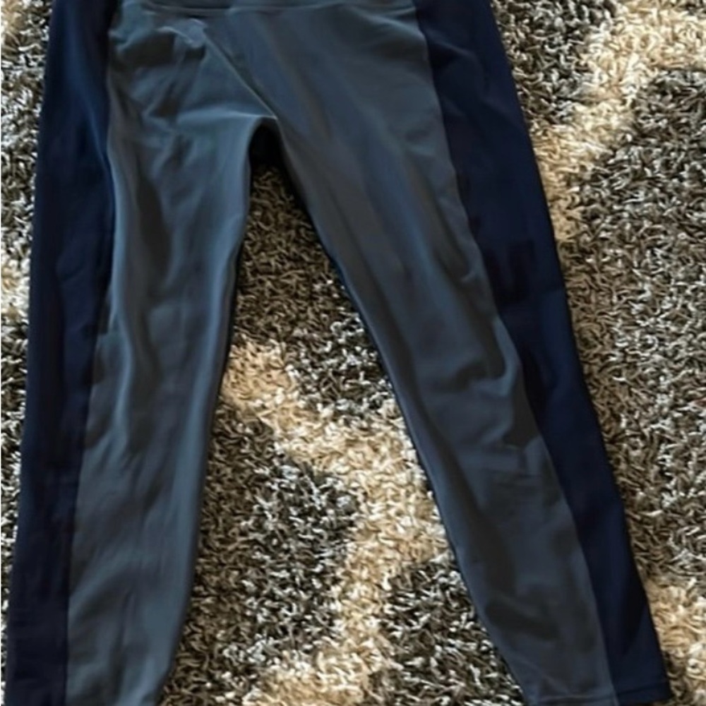 Athleta Navy/Grey Leggings